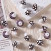 Cartoon Mushroom Glass Loose Beads Handmade Craft Jewelry Making Material  DIY Accessories