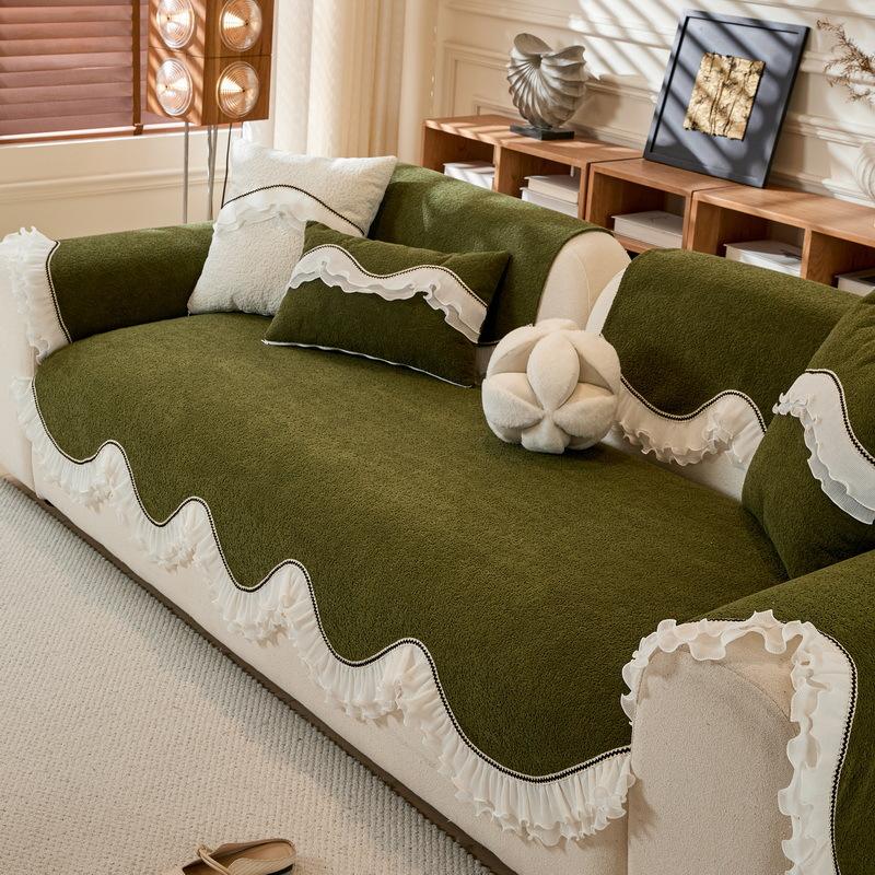 Cream Wind  New Special-Shaped Four Seasons Universal Sofa Cushion One-Piece Light Luxury Premium Sofa Cushion