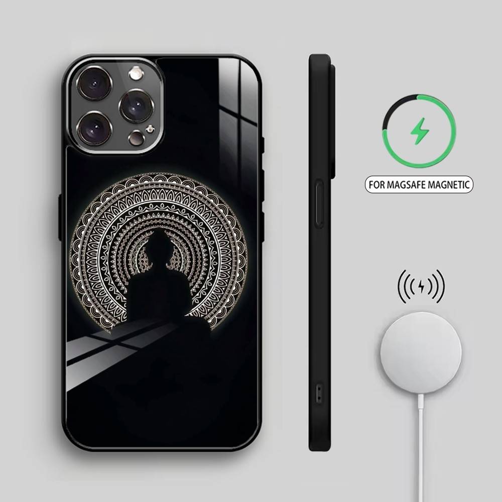 S-Shakyamuni Buddha   Phone Case For iPhone17,16,15,14,13,12,11 Plus,Pro Max Magnetic For Magsafe Wireless Charging