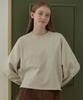 NONLOCAL Curved Line Sweatshirt - Oatmeal