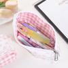 Cute Floral Bowknot Pencil Case Zipper Portable Pencil Pouch Girl Stationery Organizer Student School Supplies Back To School