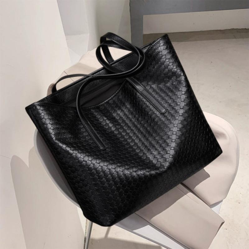 Tote Bag New Trendy Large Capacity Tote Bag Shopping Large Bag Woven Commuter Shoulder Armpit