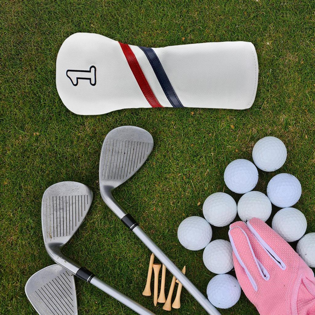 Golf Club Head Cover Accessories Durable Easy on Off Cover, with Number Tags,