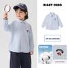 Trendy European Boys' Long Sleeve Casual Shirt - Spring/Autumn Kids' Clothing