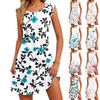 Women's Casual  Dress Sundress Flying Sleeve Skirt Bohemian Dress