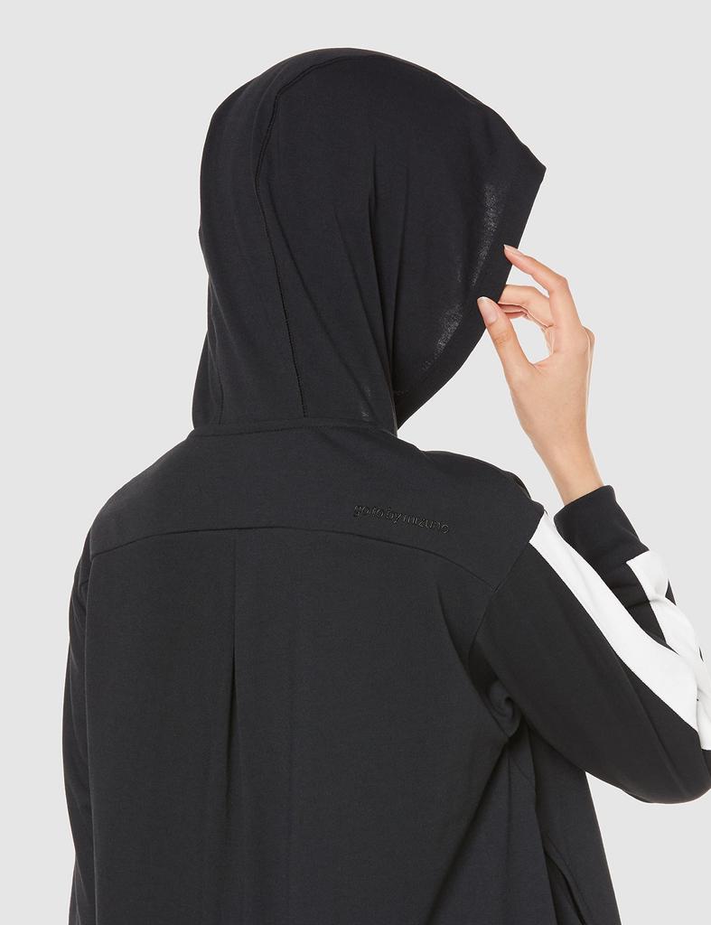 UV Protection S Hoodie, Sweat-Wicking, Quick-Drying, UPF15, B2MC2731, Black,