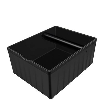 Kávový knock box, ABS knock box na kávovou sedlinu, Espresso knock box s klepací tyčí a protiskluzovou gumovou základnou, Nárazově odolný, odolný baristický espresso