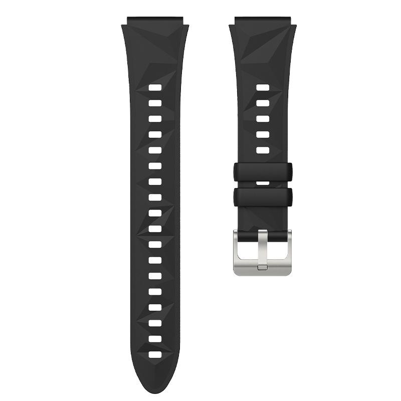 Original Style Monochrome Silicone Watch Strap 18mm for Huawei Watch GT 5, Women's 41mm