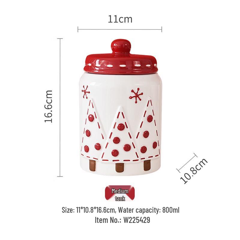 

Nordic Ceramic Santa Claus Dinner Plate