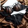 Sexy Women Lace Bras Transparent Push Up Lingerie For Lady Fashion Underwear