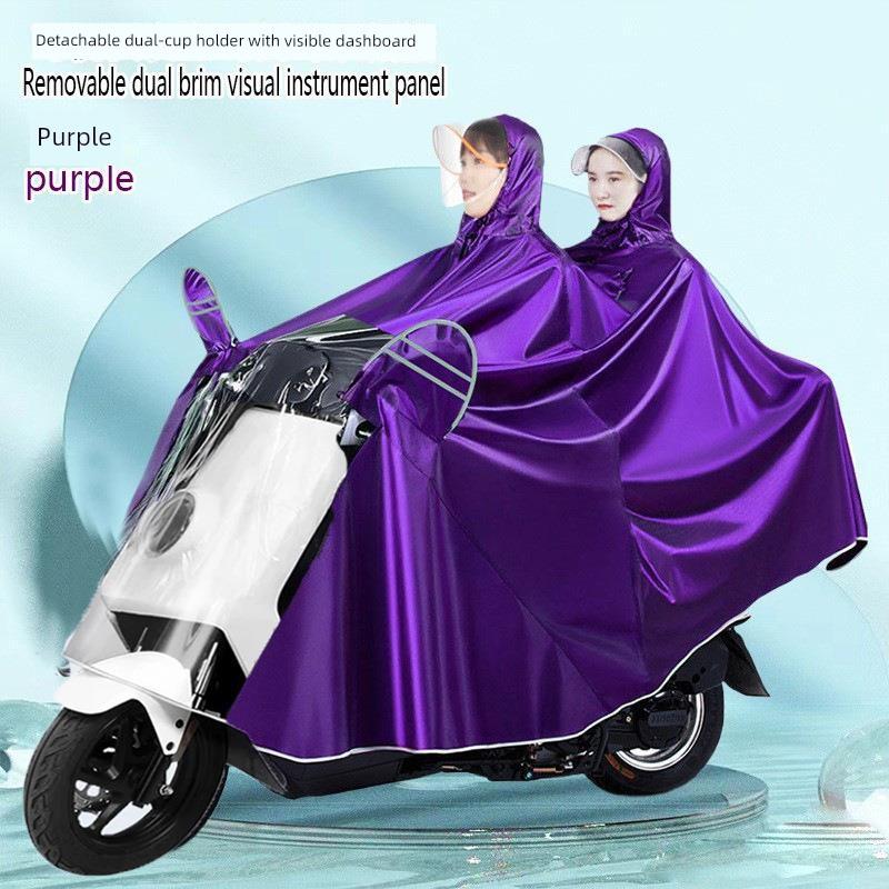 Impermeabile per Motociclette e Scooter Elettrici, Spesso e Antitempesta, per Adulti, Monoposto o Biposto, Personalizzabile