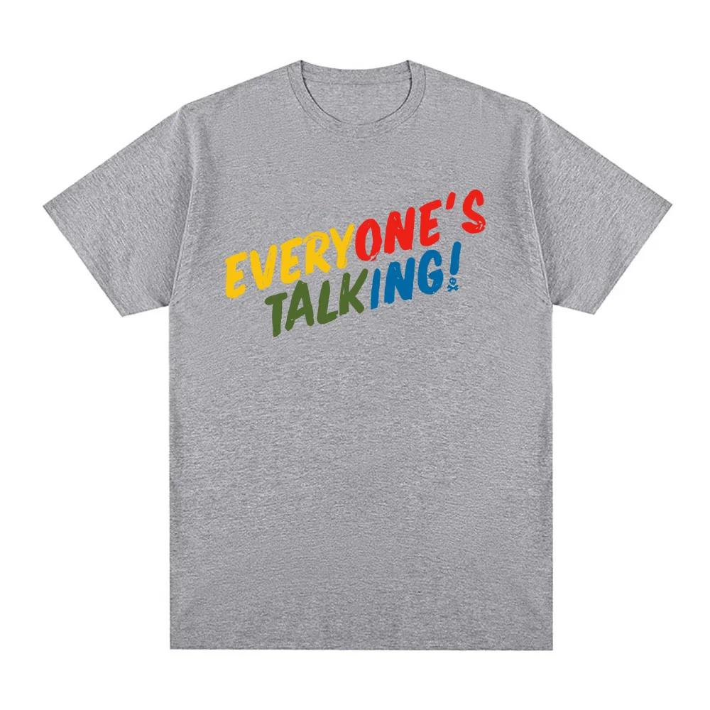 

EVERYONES TALKING TEE All Time Low Band High Quality Same As Official Website Teeshirt 100cottonTshirt Round Neck Tees S