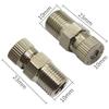 0.1-0.6mm Atomization Nozzle Copper High-Pressure Mist Nozzle Garden Greenhouse Irrigation Fogging Cooling Sprinkler Head 5Pcs