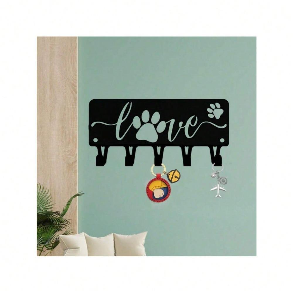 Wall Hooks for Home Decor Lovely Dog Shaped Metal Hook Set Kitchen Bedroom Entryway Storage