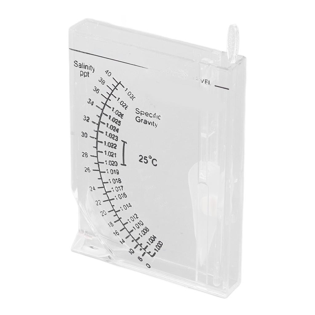 Aquarium Salinity Tester Accurate Aquarium Hydrometer for Fish Tank Seawater Specific Gravity and Salinity