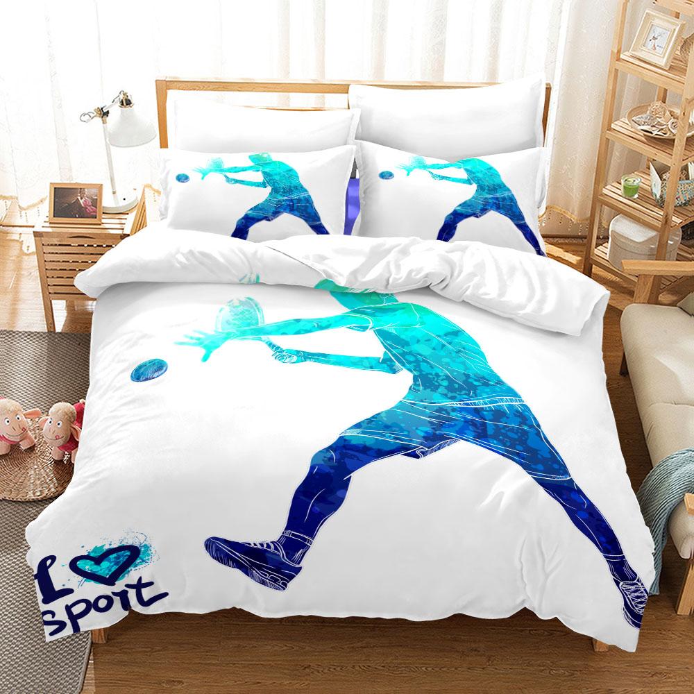 

Athlet Love Sports Пододеяльник Комплект постельного белья King Queen Double Full Twin Single Size Пододеяльник Наволочка Комплект постельного белья (135x200cm)