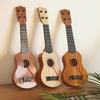 1 Peça Aprendizagem Educacional Presentes 26/35Cm Guitarra Infantil 4 Cordas Instrumento Musical Com Palhetas Simulação Yukrili Brinquedo Musical