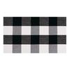 Bathroom Floor Mat Quick Absorbent Quick-Drying Anti-Slip Colorblock Plaid Printing Manual Braided