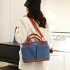 New Portable Mommy Bag Daily Bento Bag Lightweight Maternity Bag Multifunctional Thermal Insulation Bottle Bag Shoulder Denim Bag