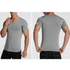 Herren Sommer T-Shirt Einfarbig Nahtlose Eis Seide V-Ausschnitt Kurze Ärmel Weich Atmungsaktiv Pullover Sport Business Casual Männer Büro Top