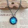 Ebay Fashion Vintage Copper Time Gemstone Twelve Constellation Necklace Sweater Chain