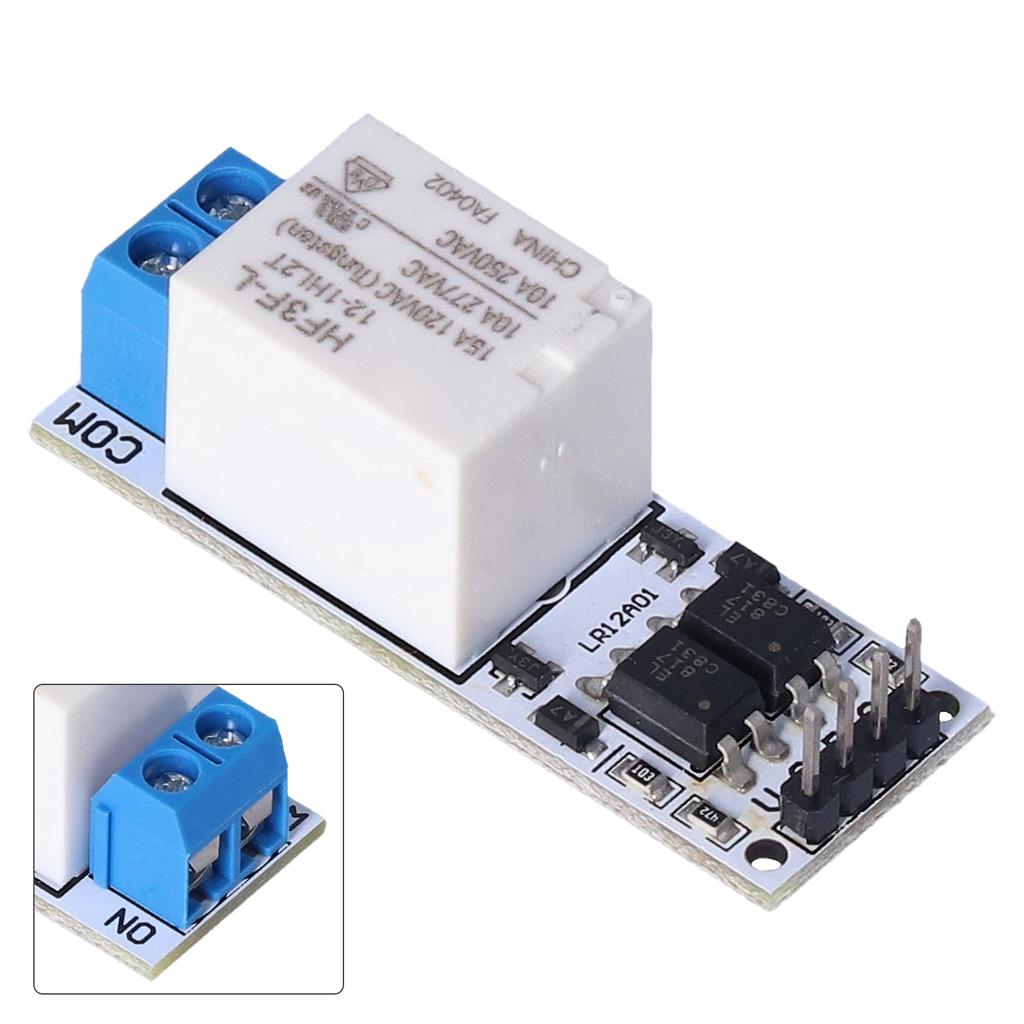 Rast-Relaismodul Halte-Schalter Bistabil Selbstverriegelnd Flip-Flop-Platine DC12V 10A LR12A01