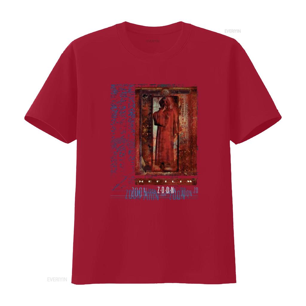 Nefilim Zoon 1996 Album Cover T-Shirt Vintage Atmungsaktiv Leicht Designer Kleidung Vielseitig Grafik Vintage