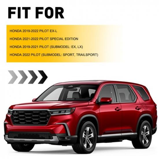 For - Honda Pilot Front Side Bumper Trims Pair Left Right LH RH Black