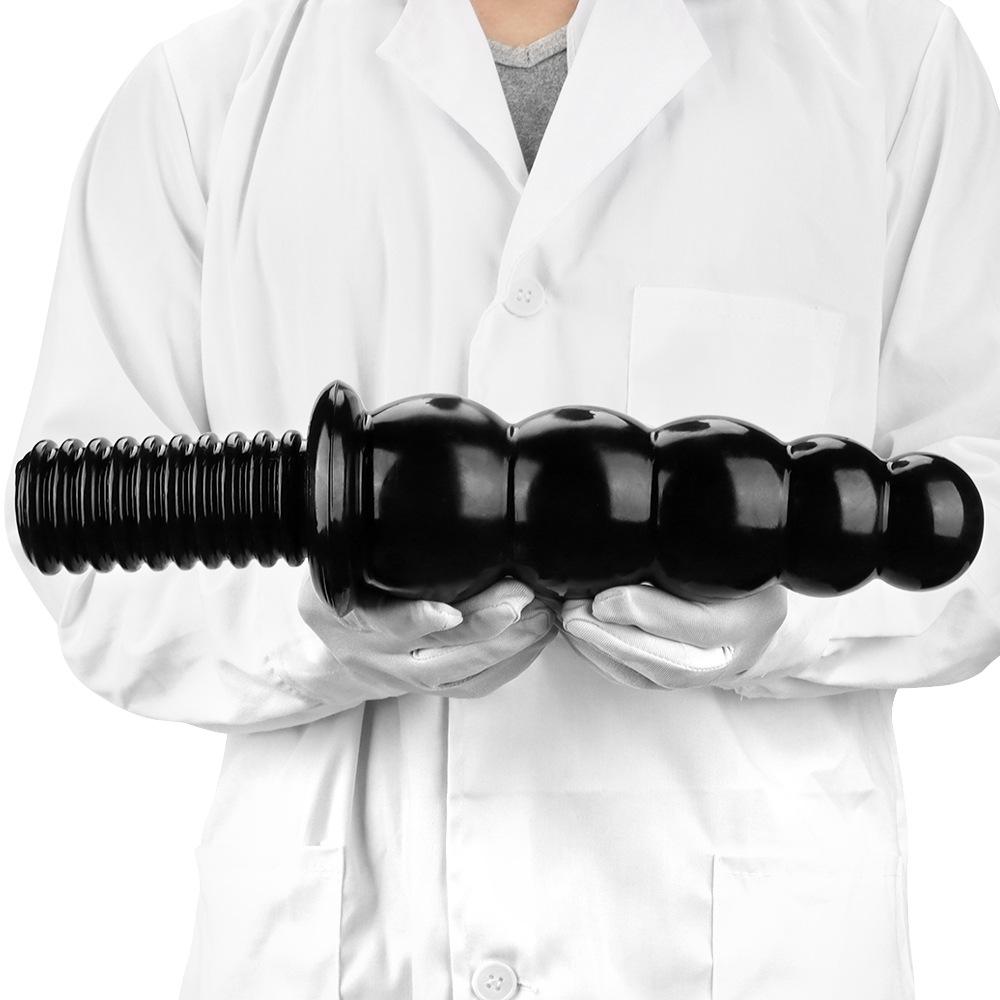 Masturbateur portatif Plug Anal jouet sexuel dilatateur Anal gode Fisitng pénis noir esclave BDSM Plug queue 18 +