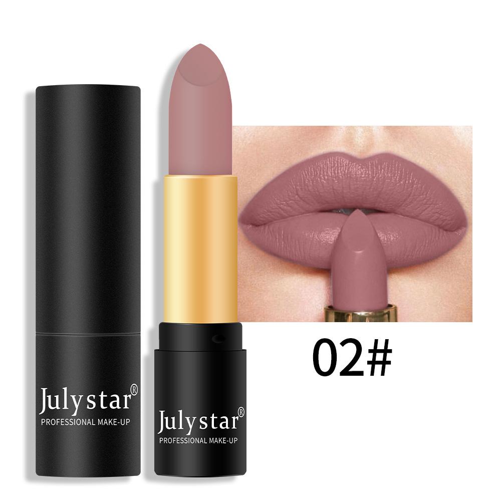 Trucco rossetto sei colori nuovo prodotto non si attacca alla tazza e non sbiadisce. Bellezza rossetto opaco vellutato