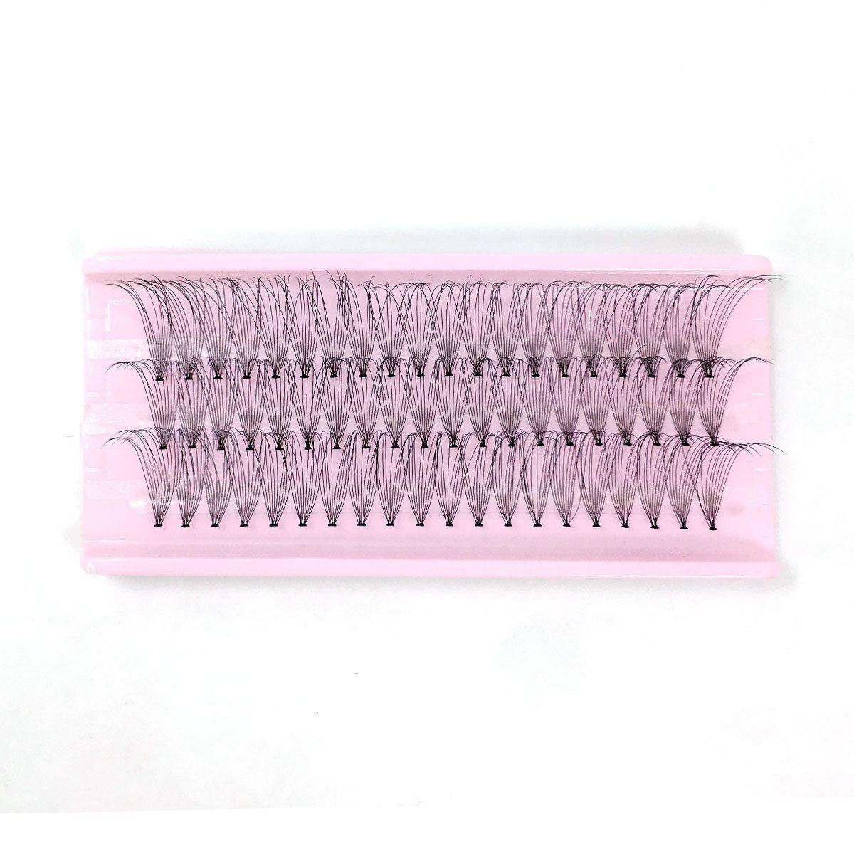 

Индивидуальное профессиональное наращивание ресниц Накладные ресницы Длинные натуральные объемные пучки 10D 20MM