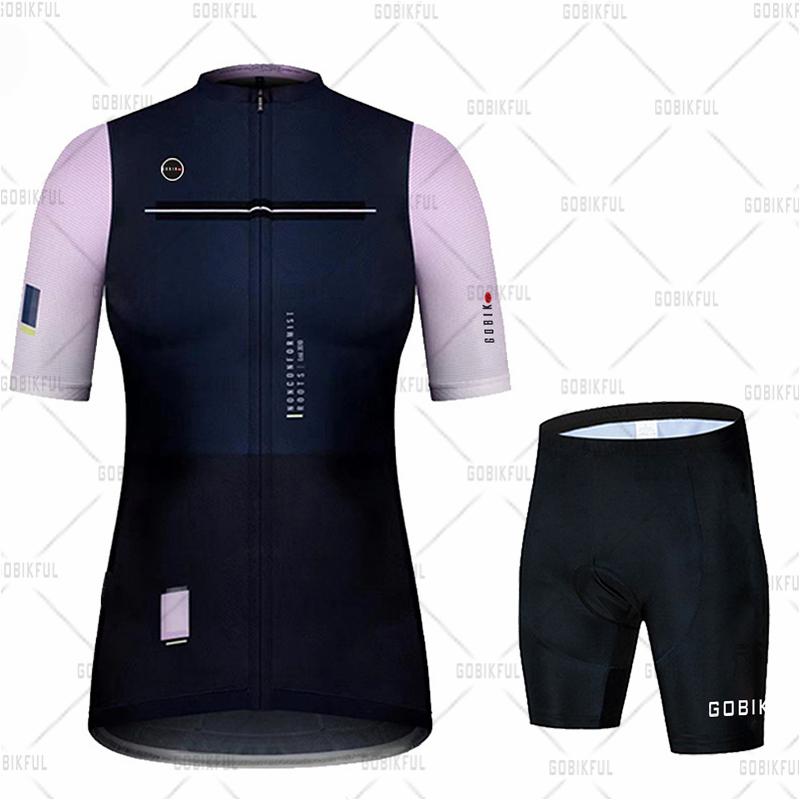 Womens Cycling Jersey Bib Shorts Sets Wear Racing Bike Clothing Kits Feminino Bicycle Clothes Suits Riding 2026 Summer Breathable Cycling Suit Set