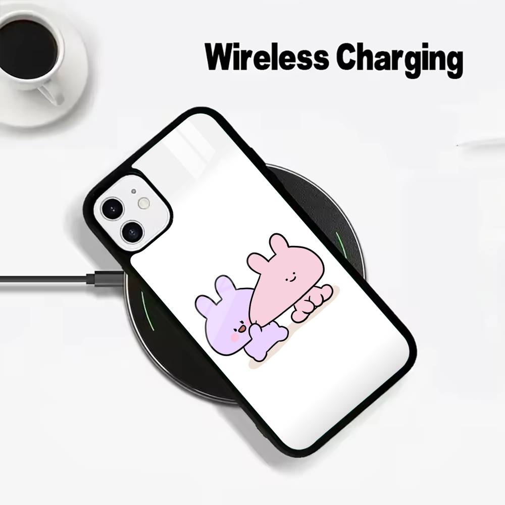

C-A-Cartoon -a-Asamimichan Phone Case For IPhone17 16 15 14 13 12 11 Pro Max 16/15/14Plus Wireless Charger Cover Funda iPhone11