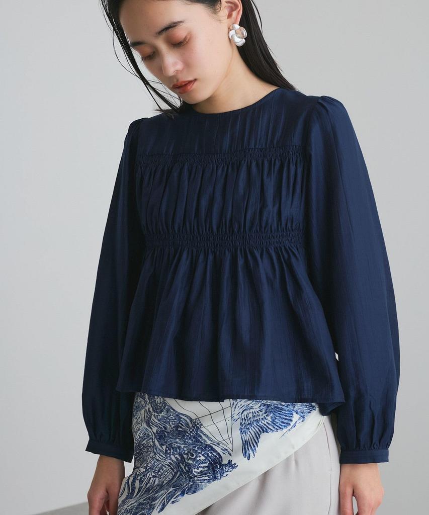 [BIS] Women's Shirred Blouse, Conmain (40)