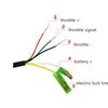 Electric Bike Bicycle Scooter Accessories Motor Brushed Controller & Throttle Twist Grip 24V 36V 48V 250W 350W 500W