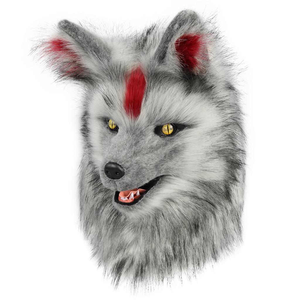 Plush animal canine fox mask headgear full-head animal head costume cosplay Clothing can be worn comfortably