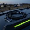 High Strength Straps Bungee Cords with Carabiner Hooks, Heavy?Duty Outdoor Straps, Elastic Cargo Securing Ropes Binding Rope for Tarps, Tent,