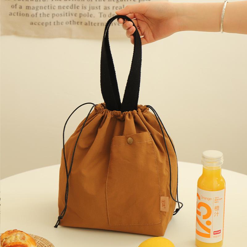 Bolsa de Mão Impermeável de Alto Valor em Nylon para Exterior Bolsa de Almoço Portátil Bolsa de Almoço Isolada para Trabalhador de Escritório Bolsa Bento para Estudante