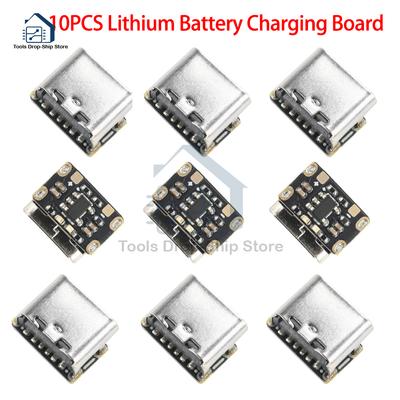 18650 Keyboard Charging Power 10Pcs Mini Li-Ion Battery Charging Pad 3.7V 4.2V Plate Protection Type C Input Module