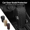 Car Gear Shifter Cover Leather Handbrake Sleeve Accessories For Infiniti Q50 FX35 Q30 G37 Q70 QX70 G35 Q60 QX50 QX60 QX80 QX30 J UU555