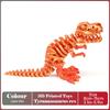 Tirannosauro Rex Stampato 3D Modello di Dinosauro Realistico Articolato Completamente Mobile Regalo di Compleanno Animali Realistici Decorazione da Scrivania
