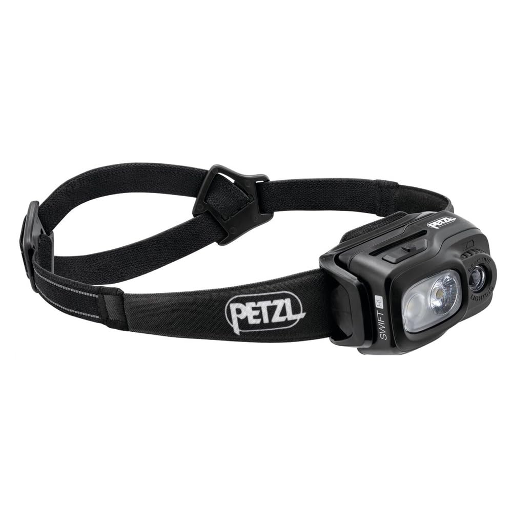

Petzl Swift RL 1100 Lumens E095BB Headlamp with Manual (Black) Manufacturer s (Japanese) [Used]