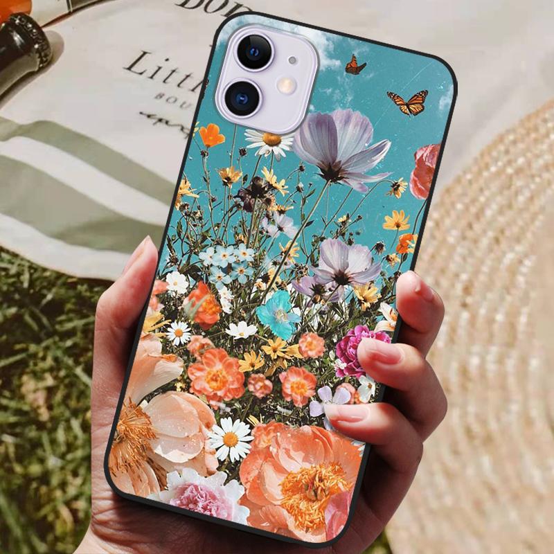 For Apple iPhone 12 pro max Case Silicon Back Cover Phone Case For iPhone 12 Mini pro Max 12Pro Soft Case luxury Fundas Cases