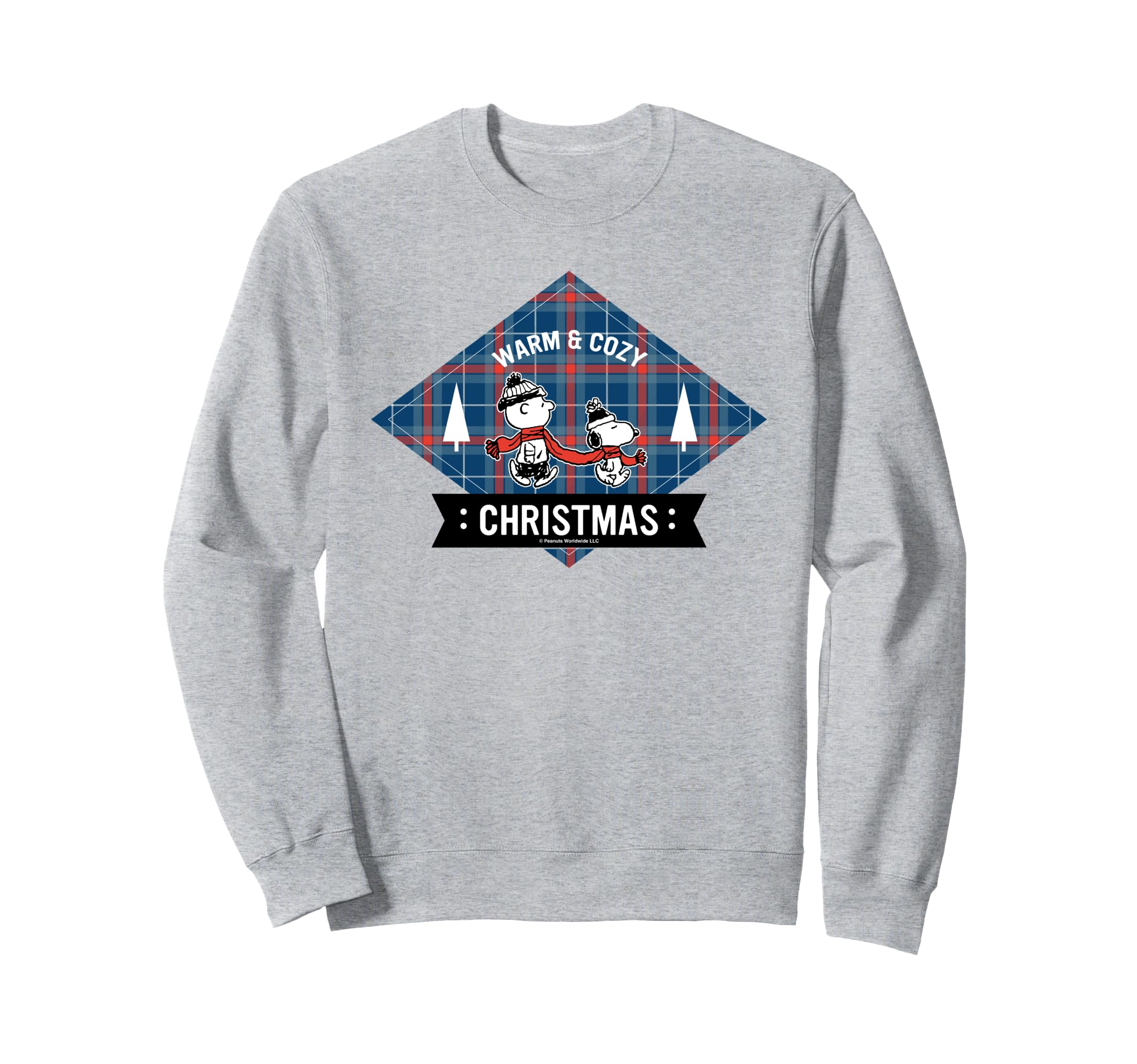 

Peanuts Christmas Snoopy Charlie Brown Scarf Share Sweatshirt