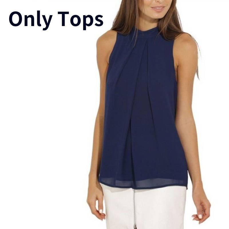 Elegante Blusa Estiva in Chiffon da Donna in 15 Splendidi Colori e 6 Taglie