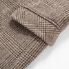 Abito da uomo in lana scozzese britannica, Moda urbana da abito, Abito casual corto ispessito