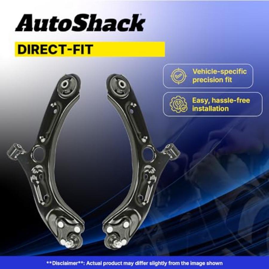 AutoShack Przednie Dolne Wahacze i Sworzeń z Tulejami Zamienne do 20152017 Chrysler 200 20132016 Dodge Dart 2 szt. E