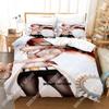 Anime Steins Gate Bedding Set Single Twin Full Queen King Size Bed Set Aldult Kid Bedroom 3D Anime Bed Sheet Set