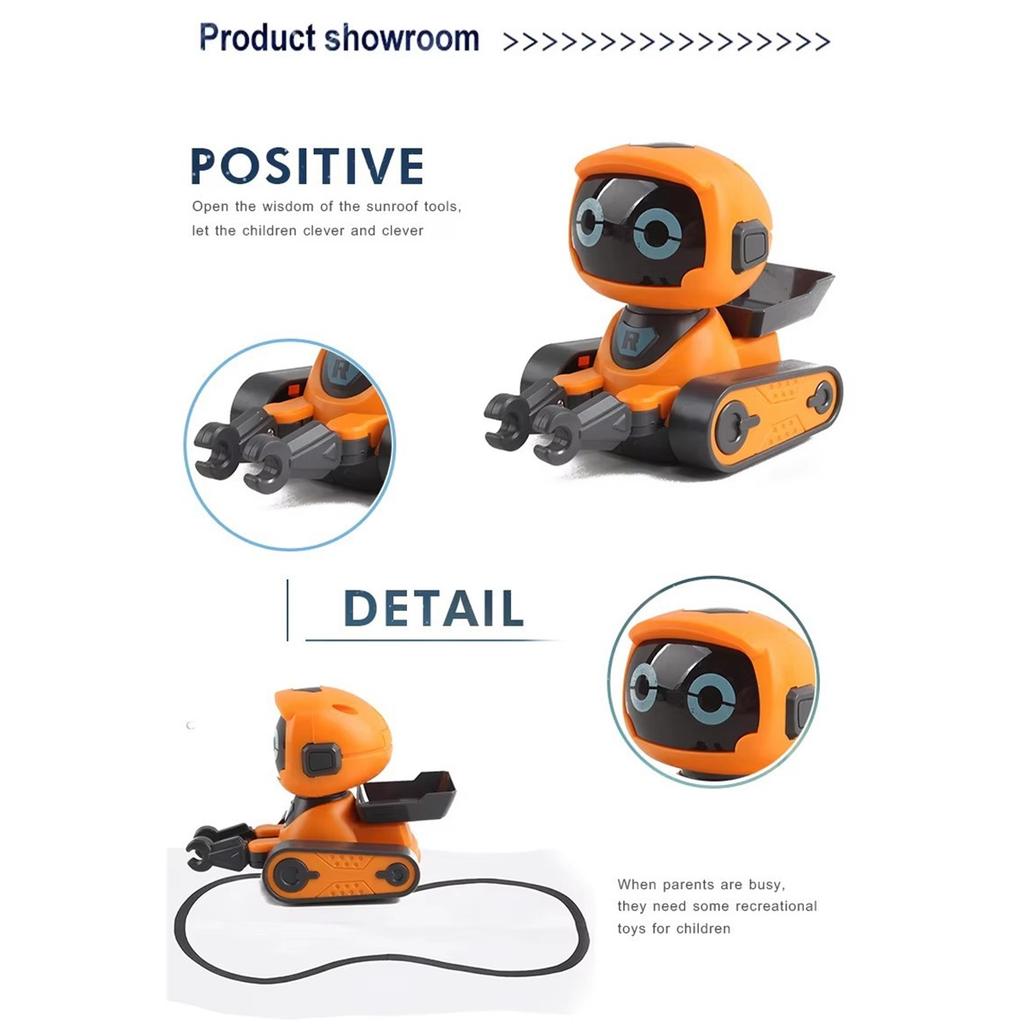 Smart Robot Toy For Early Education Track Drawing Cute Fun Sound Effect Children's Gift Intelligent AI Toy Educational Plaything