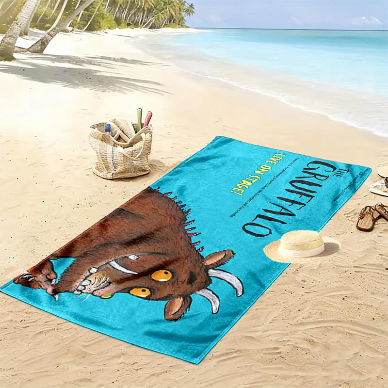 The Gruffalo 2D Flat Print Beach Towel, Large Soft Quick Dry Towel for Beach Camping Swimming.NSTJ0928309